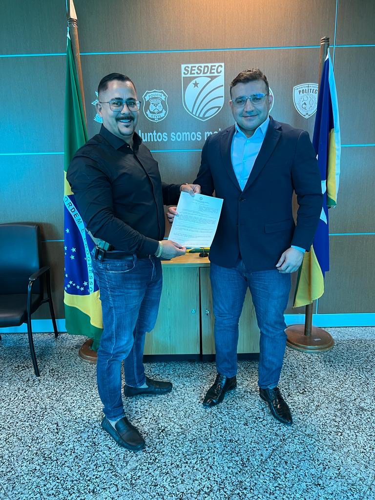Deputado Ribeiro cumpre agenda na Sesdec e pauta valorização dos servidores