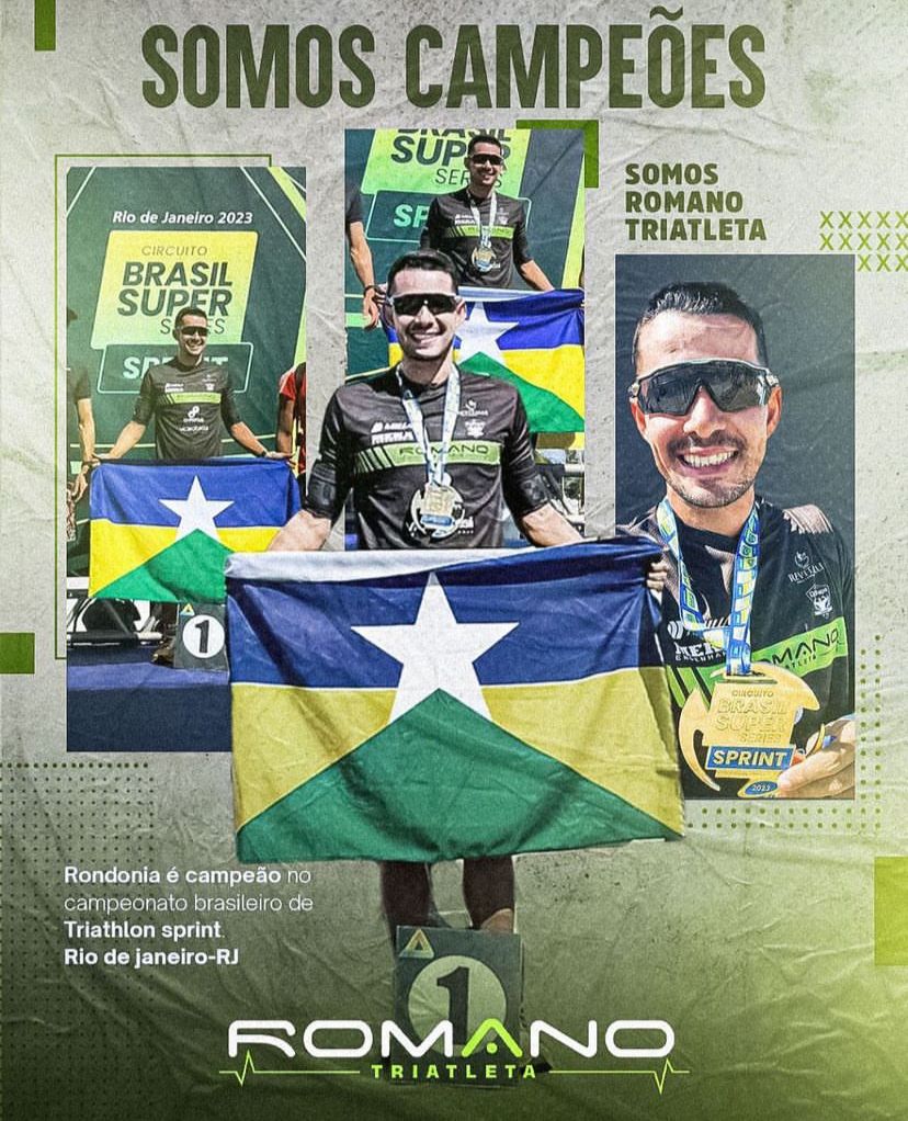 Rondoniense é Campeão Nacional de Triathlon no RJ e disputará Mundial na Alemanha