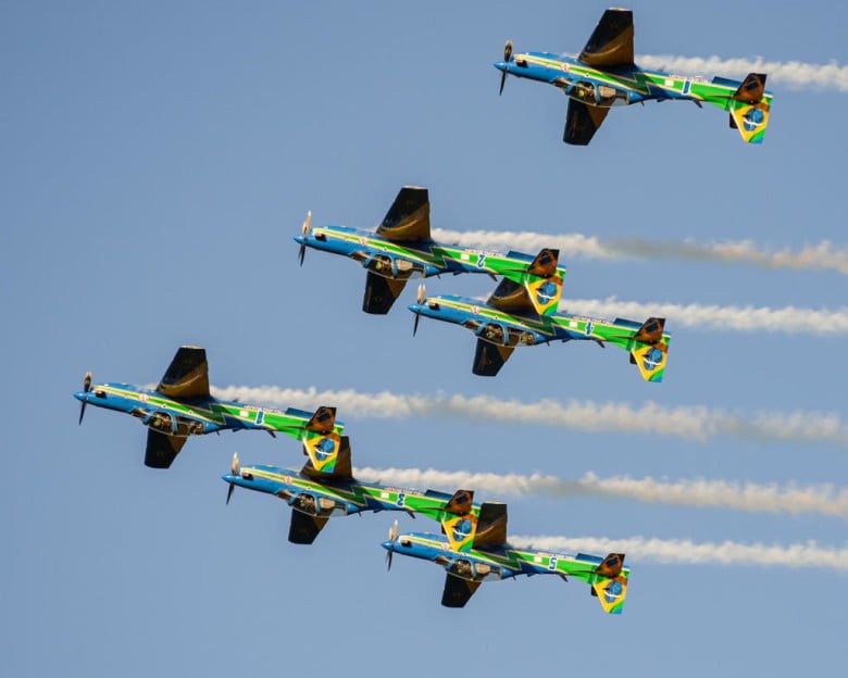 Evento com apresentação aérea da Esquadrilha da Fumaça marcará os 150 anos do pai da aviação