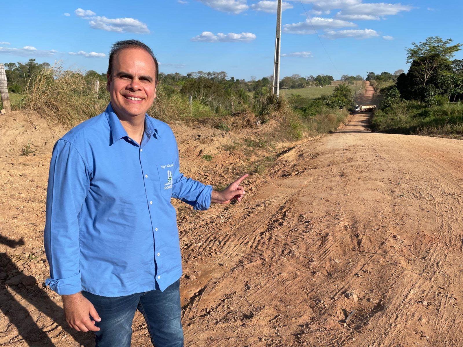 Deputado Alan Queiroz indica a revitalização de estrada rural em Candeias do Jamari