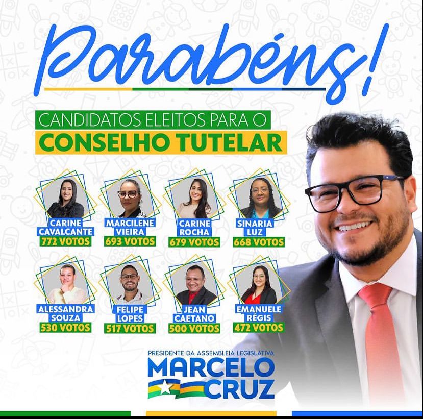 Grupo Político do Presidente da Assembleia Legislativa elege 08 Conselheiros Tutelares em Porto Velho