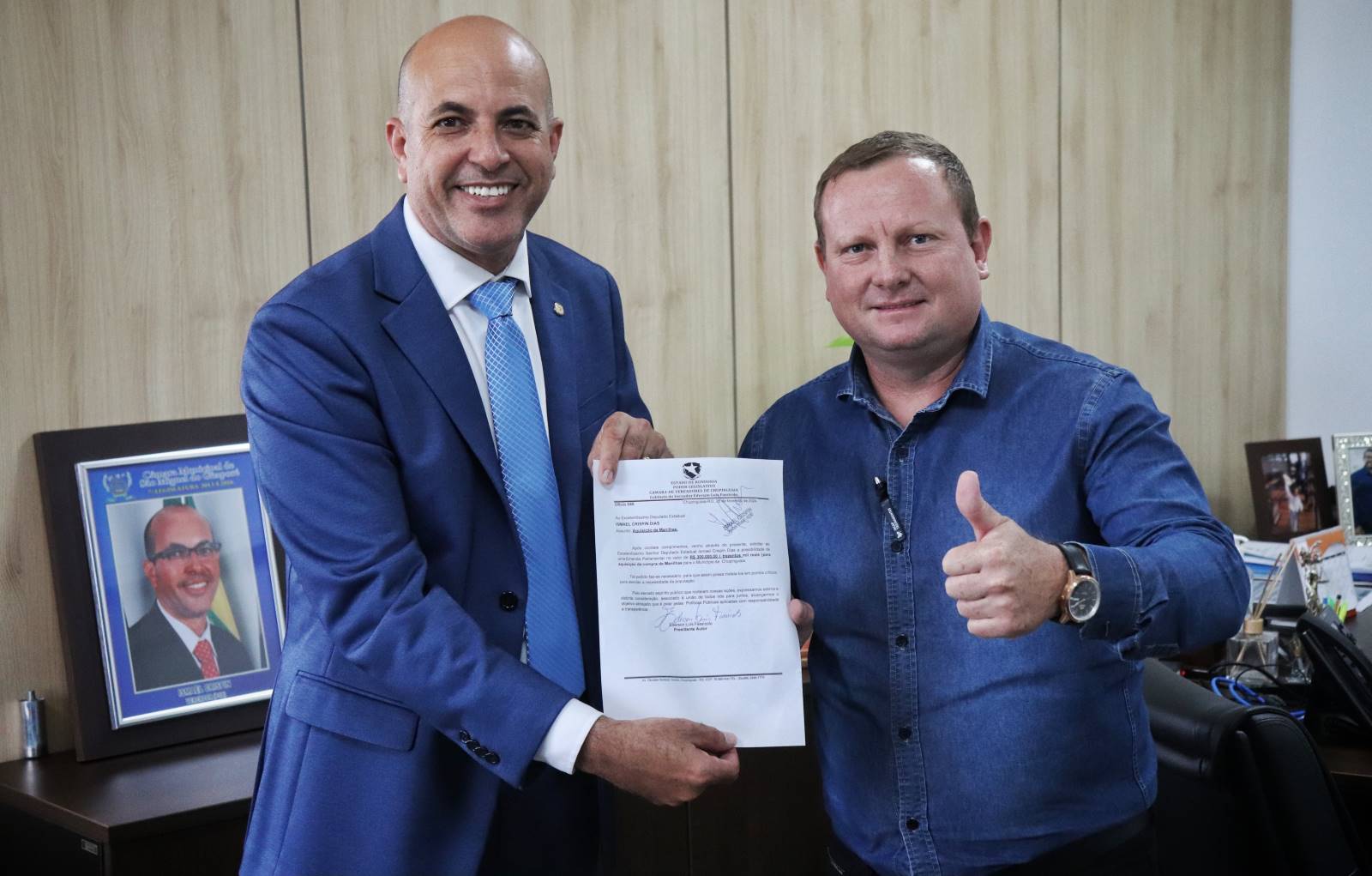 Ismael Crispin demonstra compromisso com a educação de Chupinguaia