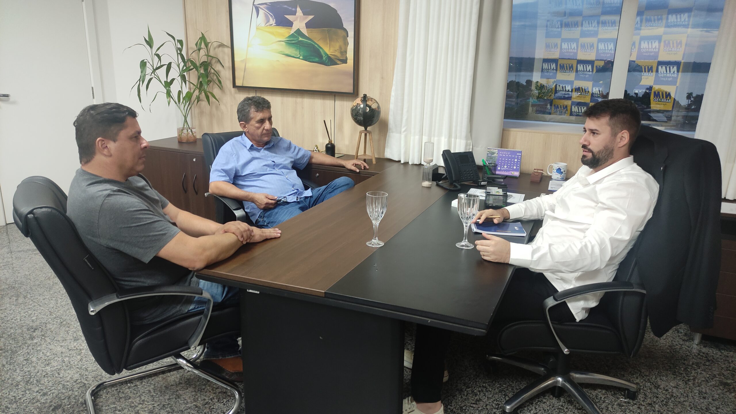 Deputado Nim Barroso e prefeito de Médici alinham demandas para o município