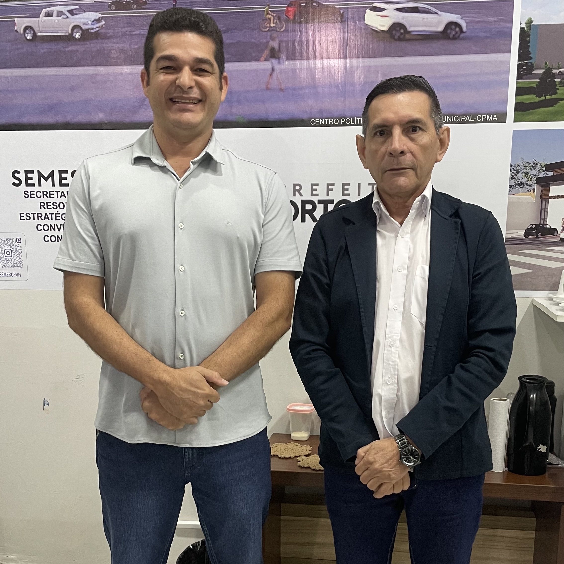 Vereador Adalto discute melhorias para União Bandeirantes em reunião na Semesc