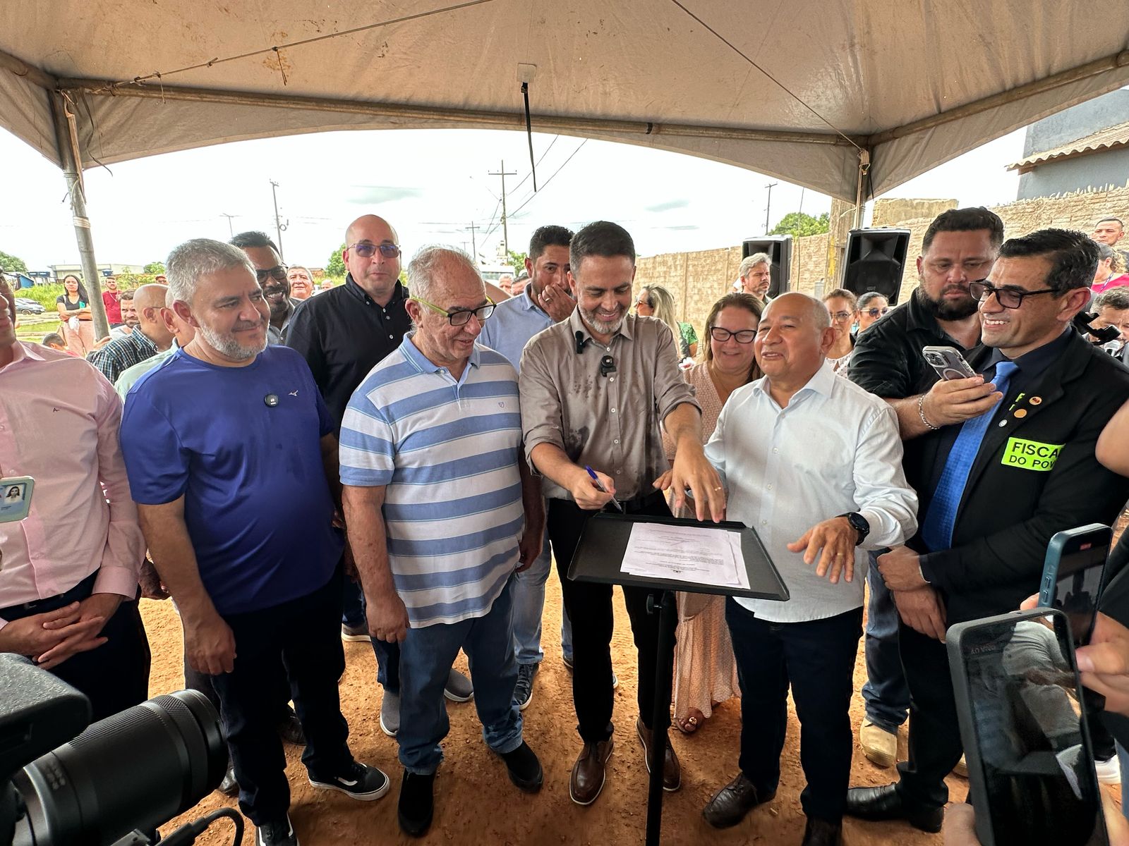 Vereador Everaldo Fogaça destaca assinatura de ordem de serviço para pavimentação no Parque Amazônia