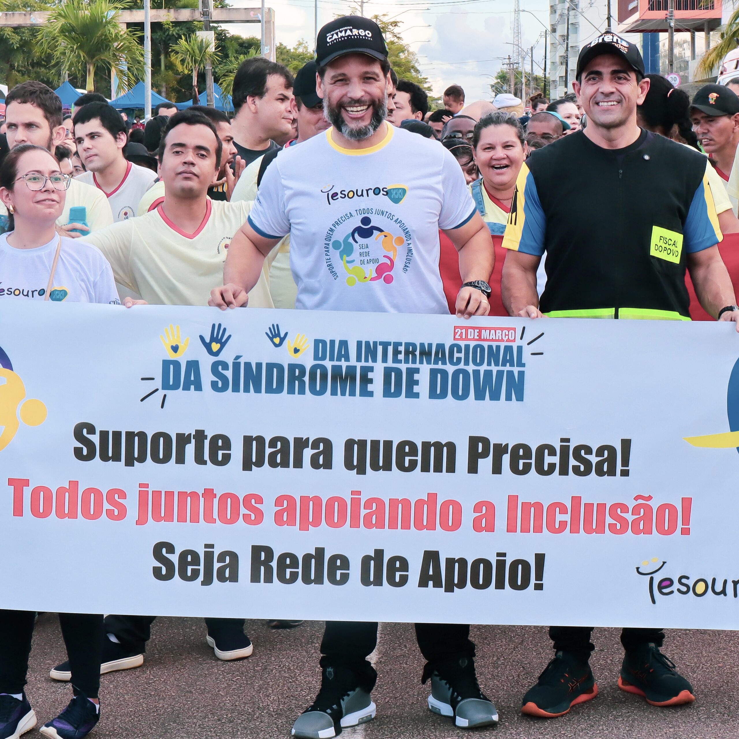 Deputado Delegado Camargo participa de caminhada em prol do Dia Internacional da Síndrome de Down em Porto Velho