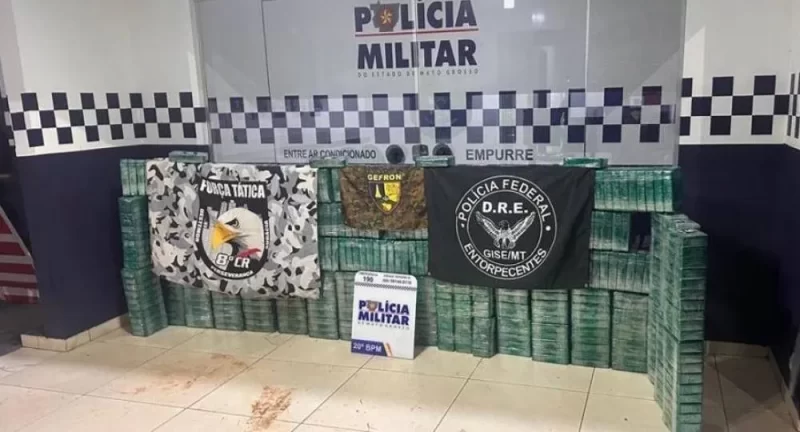 Dupla com passagens em RO é presa com 465 kg de cocaína avaliada em R$ 20 milhões