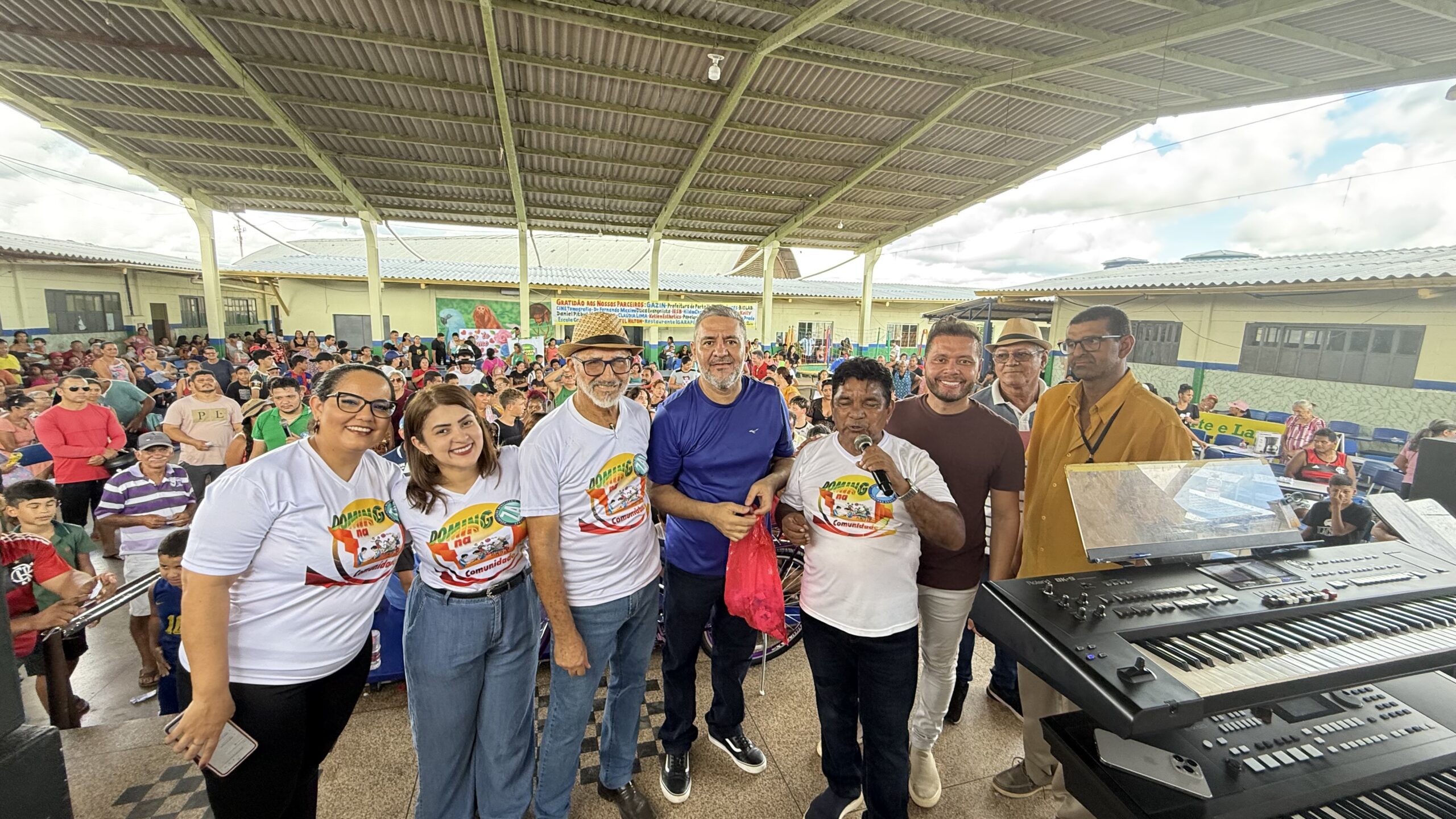 Vereador Everaldo Fogaça participa do Domingão na Comunidade da associação Zequinha Araújo
