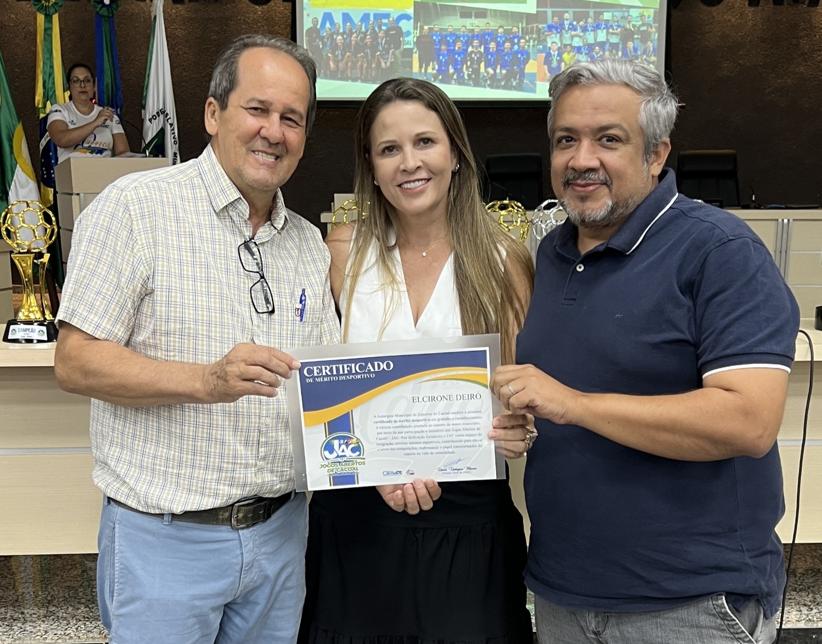 Cacoal: Trabalho de Cirone é reconhecido durante lançamento de Jogos Abertos