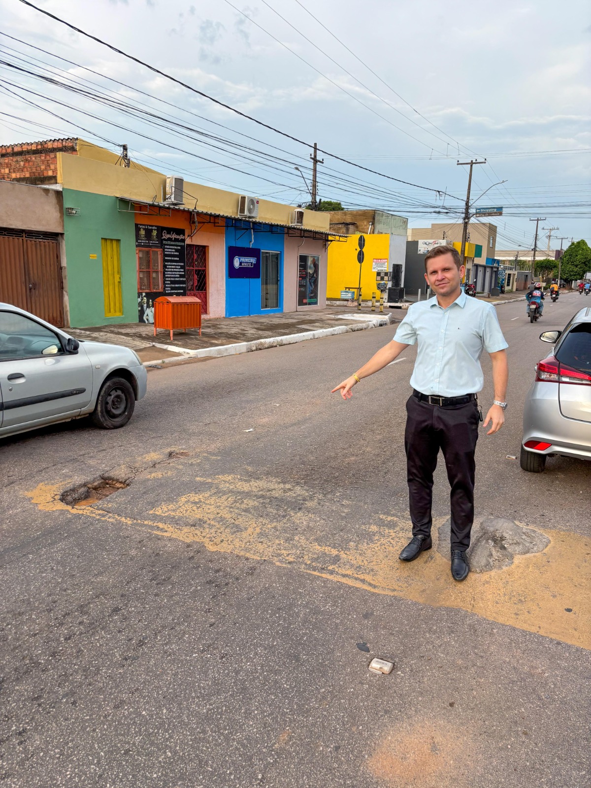VEREADOR PASTOR BRUNO LUCIANO SOLICITA IMPLANTAÇÃO DE FAIXA DE PEDESTRES NA AVENIDA PINHEIRO MACHADO