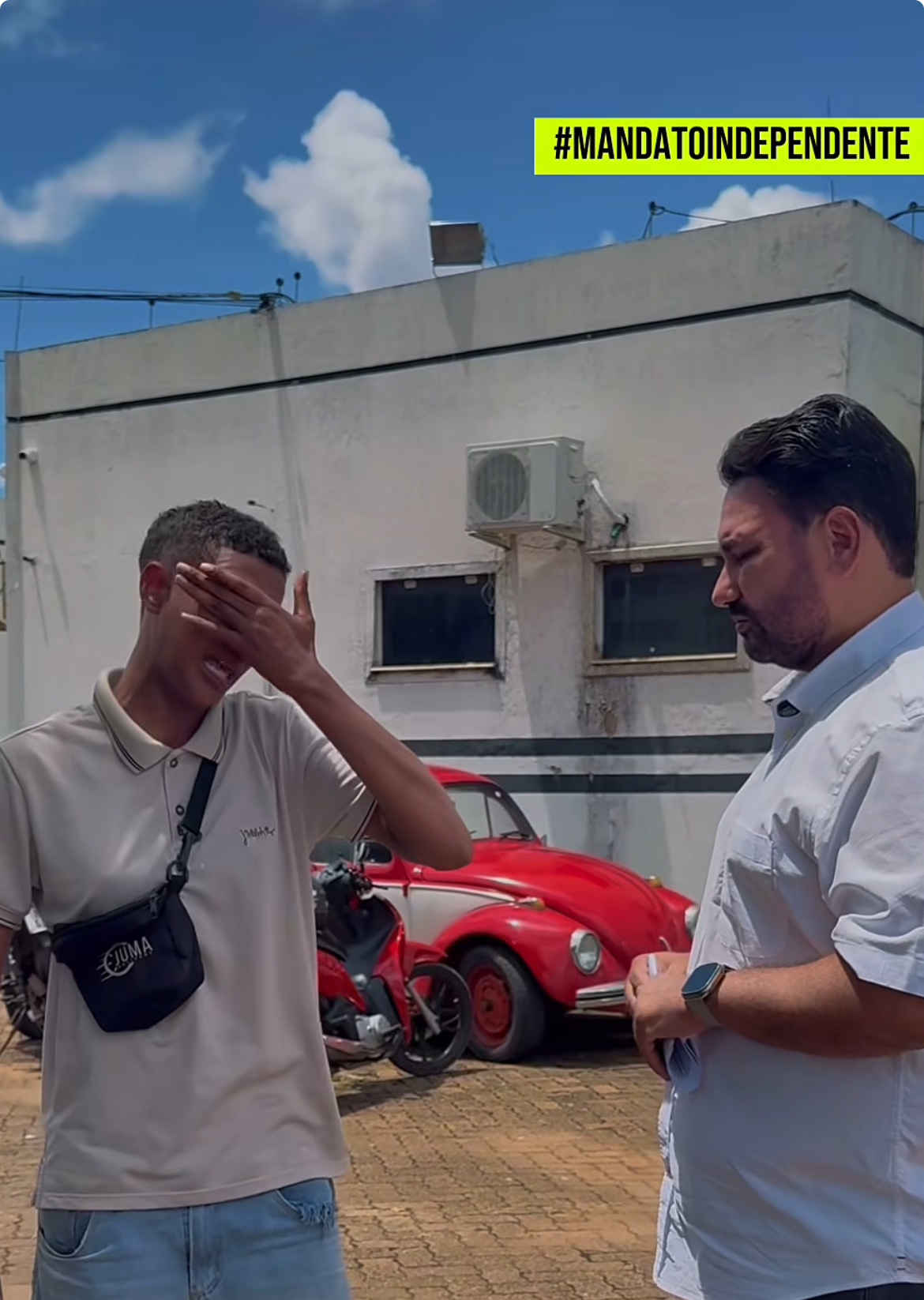 Vereador Marcos Combate acompanha irmão de jovem morto em acidente e cobra providências do IML e do Governo