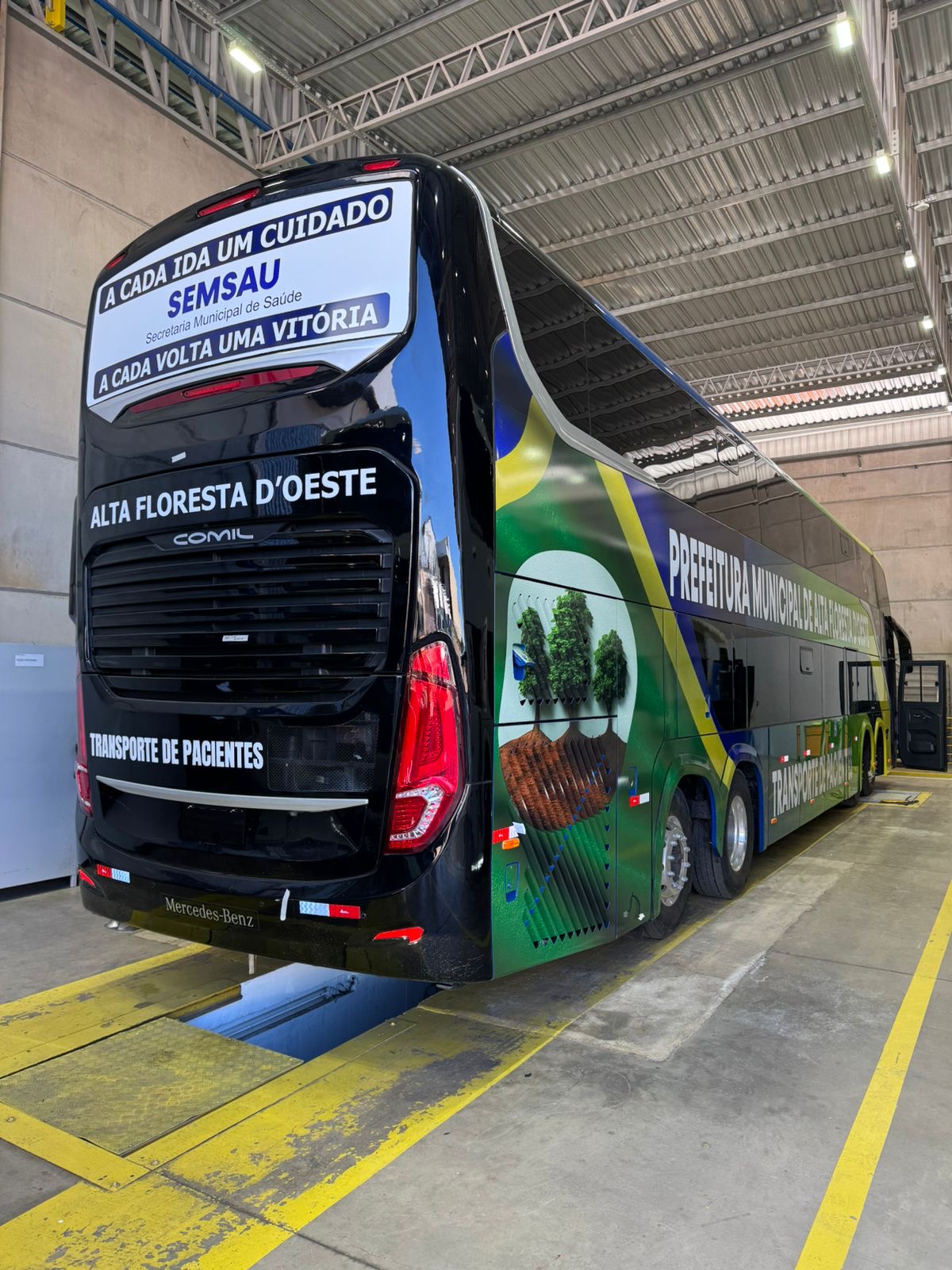 Deputado Jean Oliveira garante ônibus leito de mais de R$ 2 milhões para transporte de pacientes de Alta Floresta d’Oeste