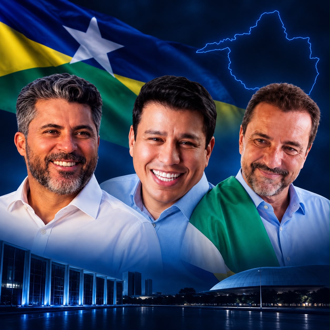 Pesquisa do Instituto Veritá: Marcos Rogério lidera 1º turno ao governo de RO com 47,8%