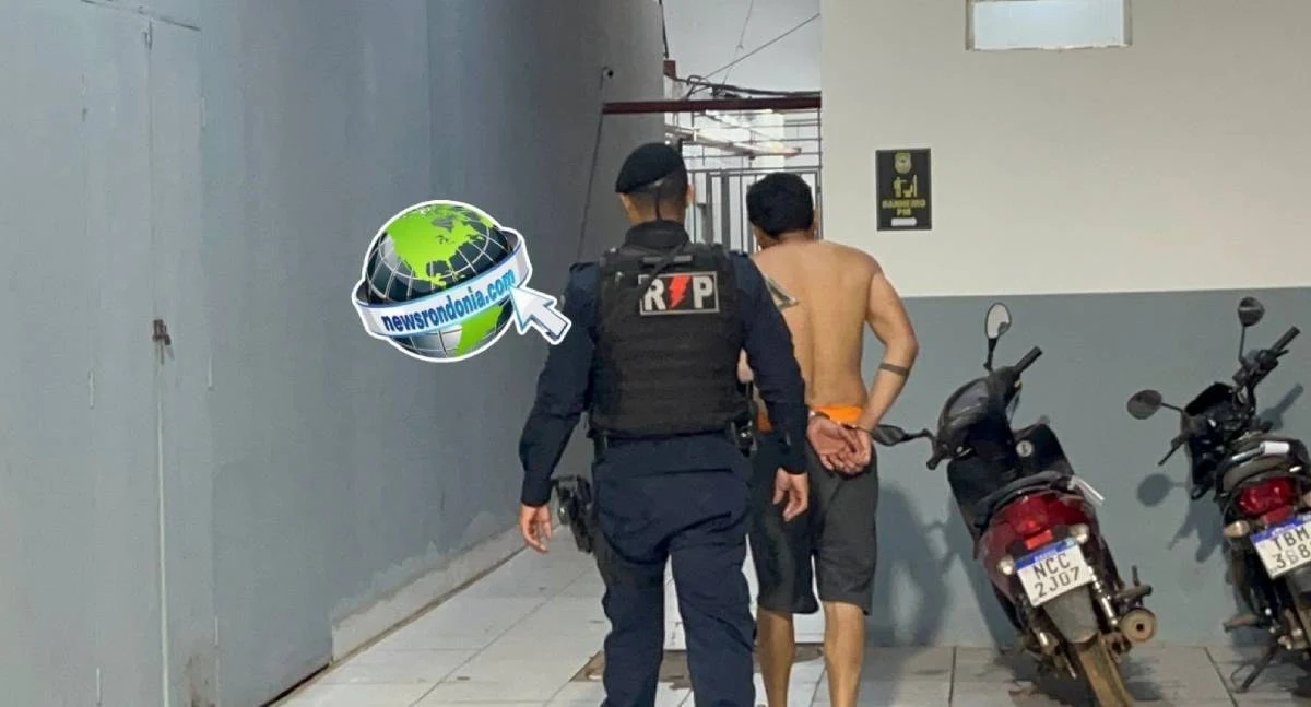 Homem é preso em flagrante pela PM depois de cometer crime contra a dignidade sexual em RO