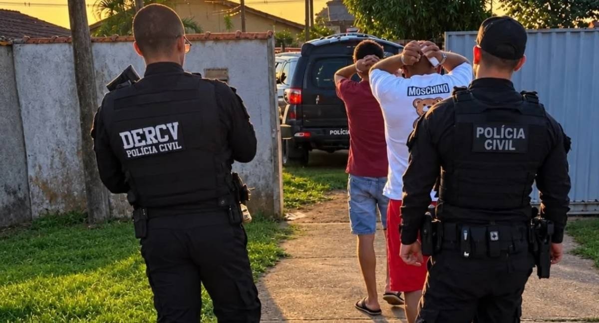 Polícia Civil prende dois homens por tráfico de drogas no decorrer de operação em RO