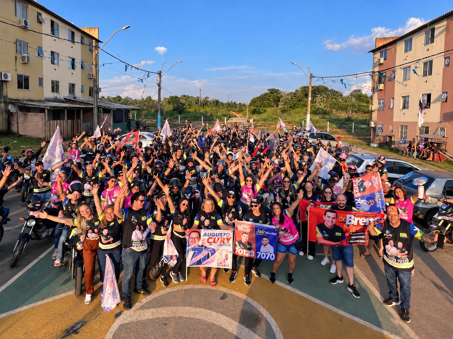Dr. Breno Mendes mobiliza motociata na zona leste de Porto Velho