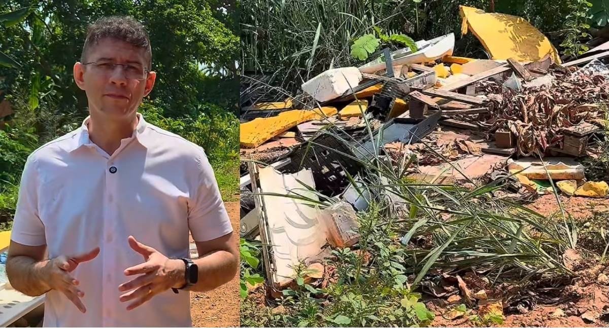 Pedro Geovar cobra limpeza de córrego depois de descarte irregular de lixo na zona sul de Porto Velho