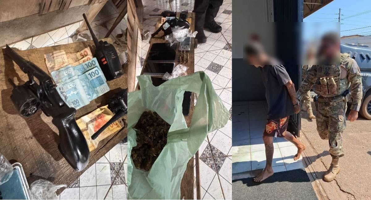 Casal é preso em distrito no decorrer de nova fase de operação contra o crime organizado