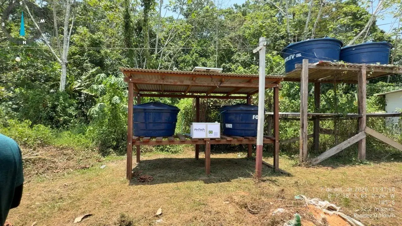 Prefeitura instala sistemas de tratamento de água em Firmeza e Ilha de Assunção no decorrer de enfr