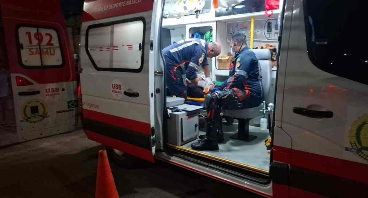 Motociclista fica gravemente ferido depois de colisão com Peugeot em Porto Velho