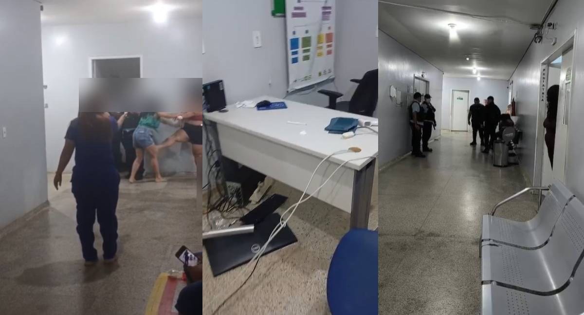 Agressões e vandalismo na UPA Sul mobilizam PM em Porto Velho