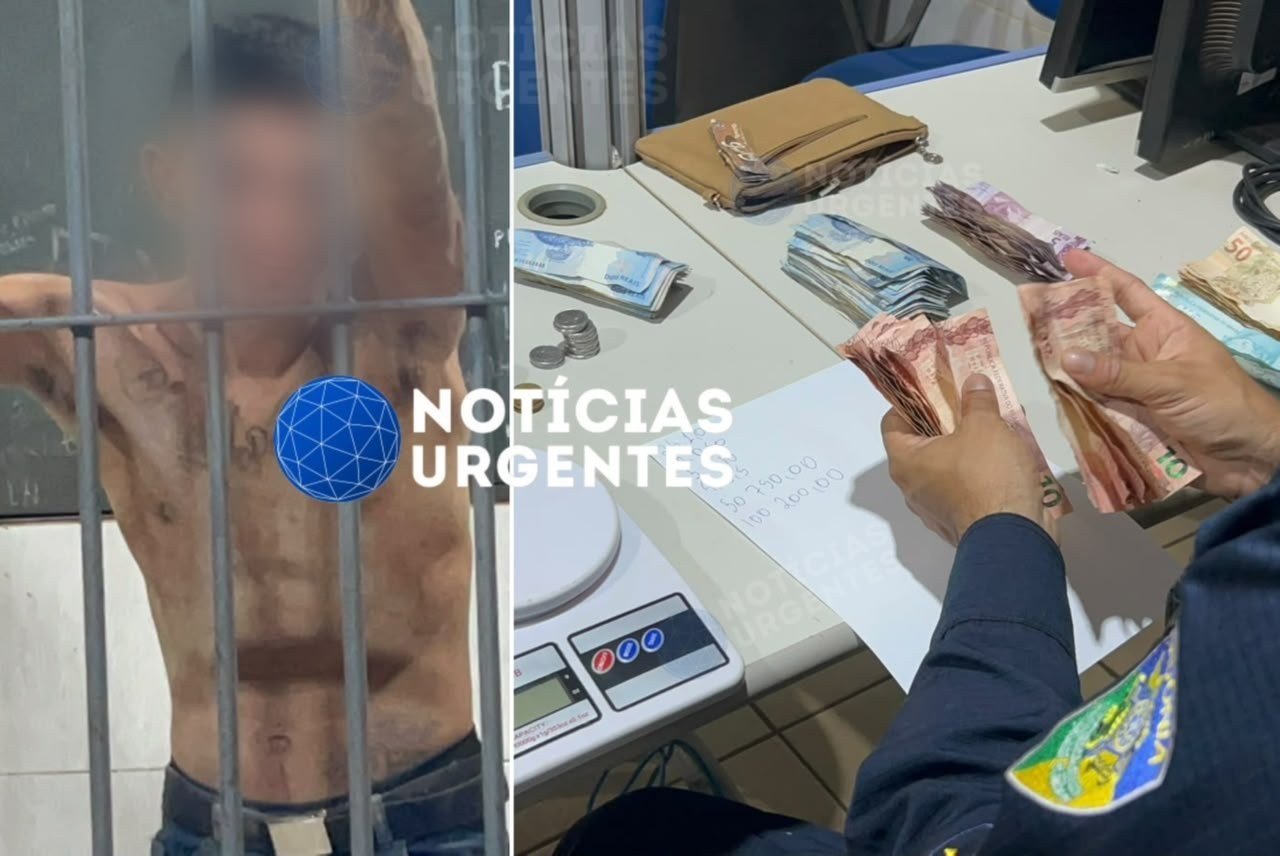 PM estoura boca de fumo e prende suspeito na zona leste