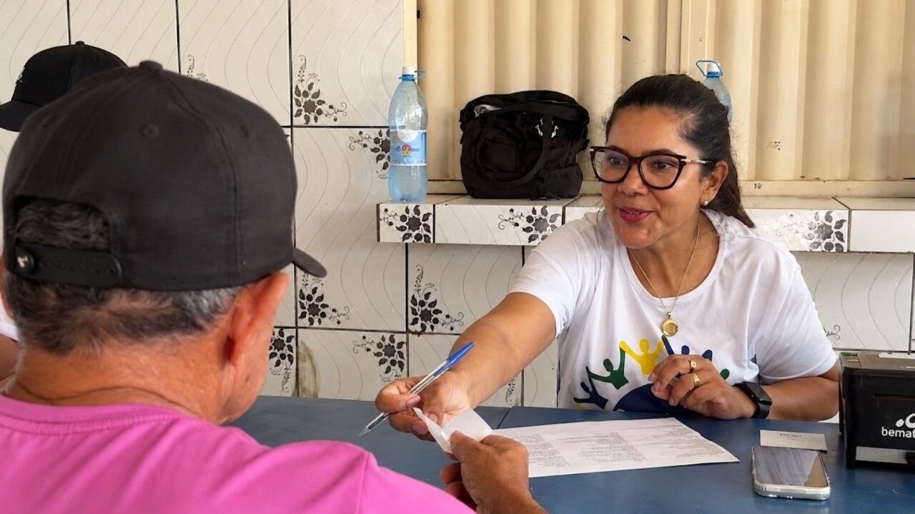 Programa estadual leva, pela segunda vez, serviços essenciais aos moradores de Santa Luzia d’Oeste neste fim de semana