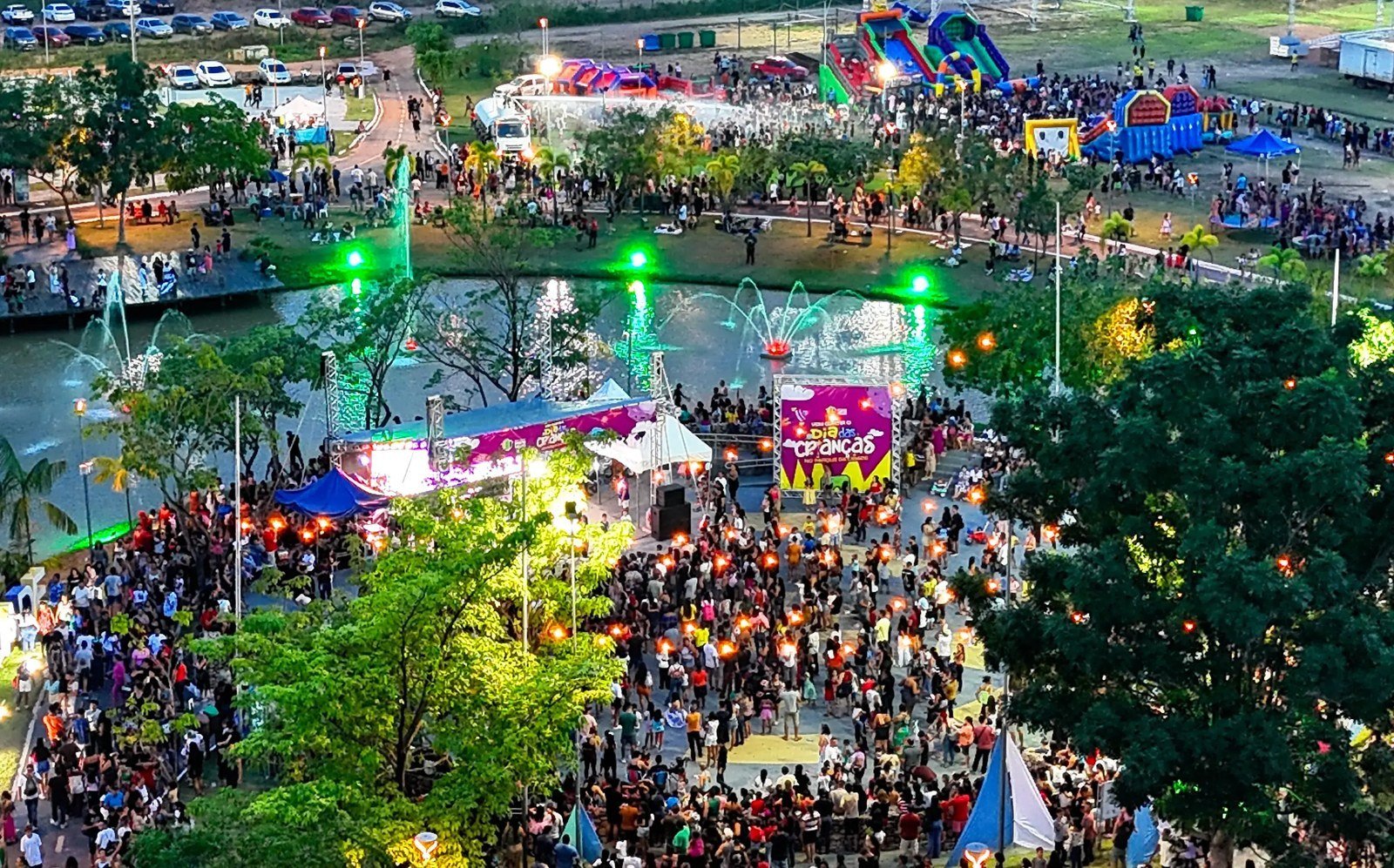 Dia das Crianças reuniu aproximadamente 40 mil pessoas no Parque da Cidade