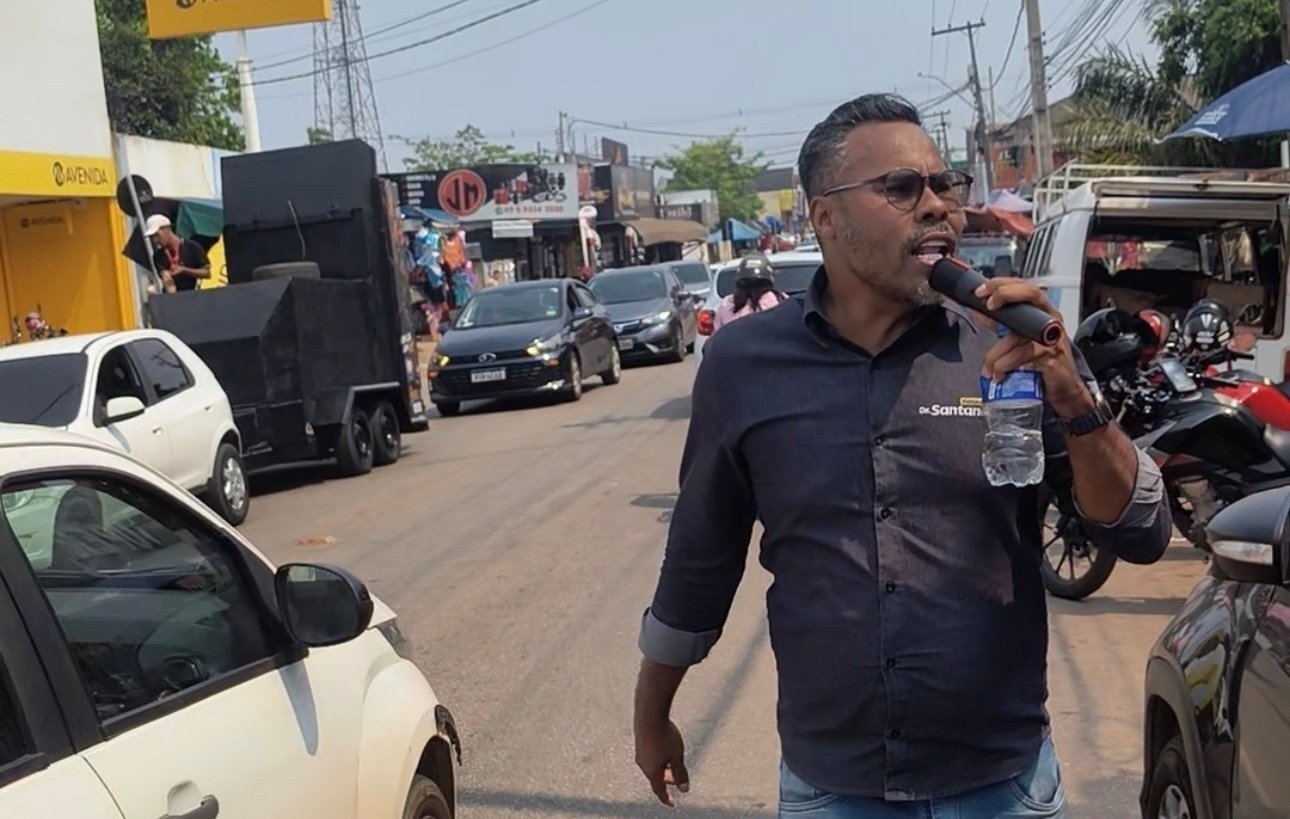 De cabeça erguida, Dr. Santana volta às ruas de Porto Velho para agradecer votos recebidos