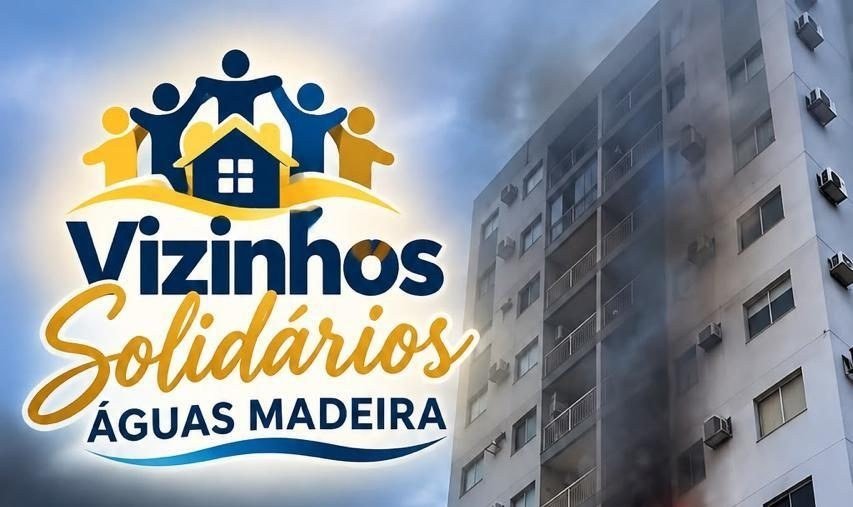 Após incêndio no Condomínio Águas do Madeira, vizinhos organizam campanha solidária para ajudar moradora a reconstruir seu lar