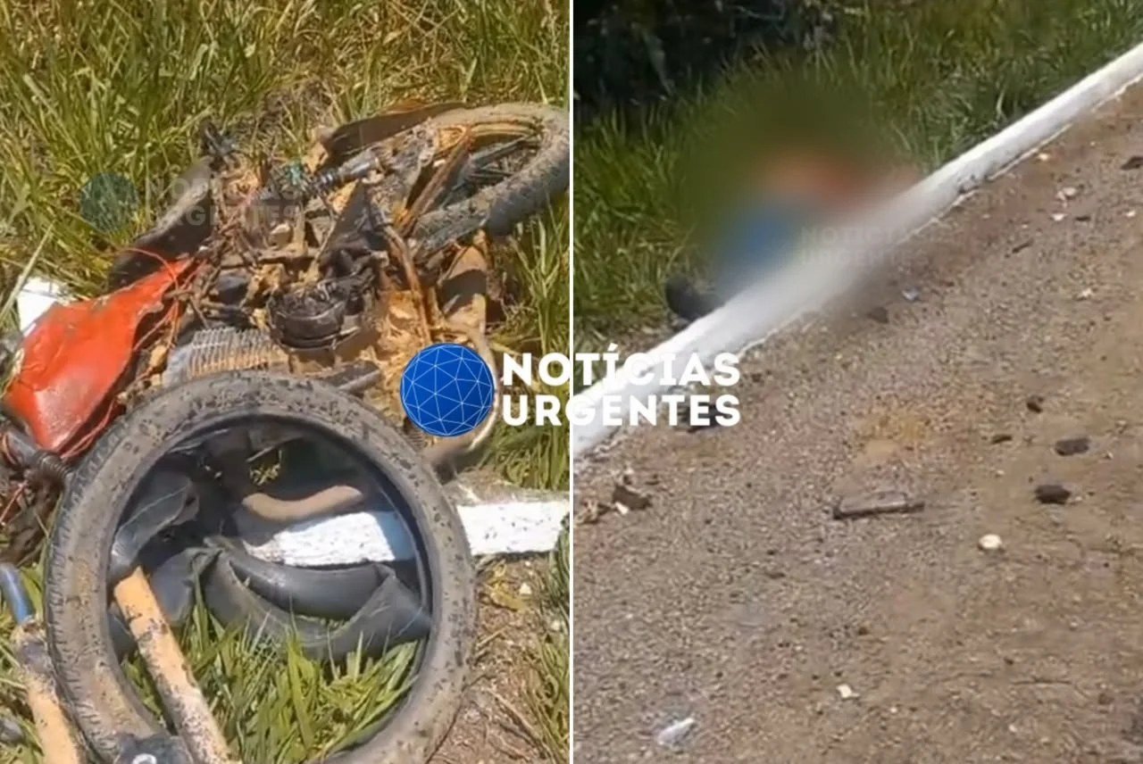 Motociclista morre em colisão com carreta na BR-364