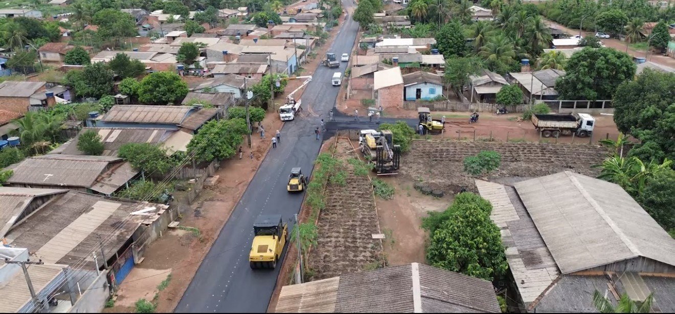 Cássio Gois viabiliza obras de pavimentação e drenagem no distrito de Riozinho