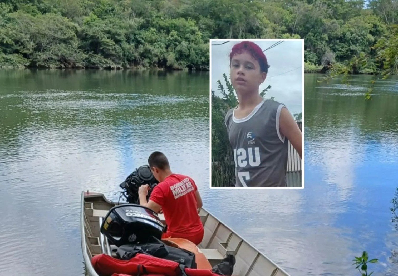 Corpo de menino de 12 anos que desapareceu no Rio Candeias é encontrado