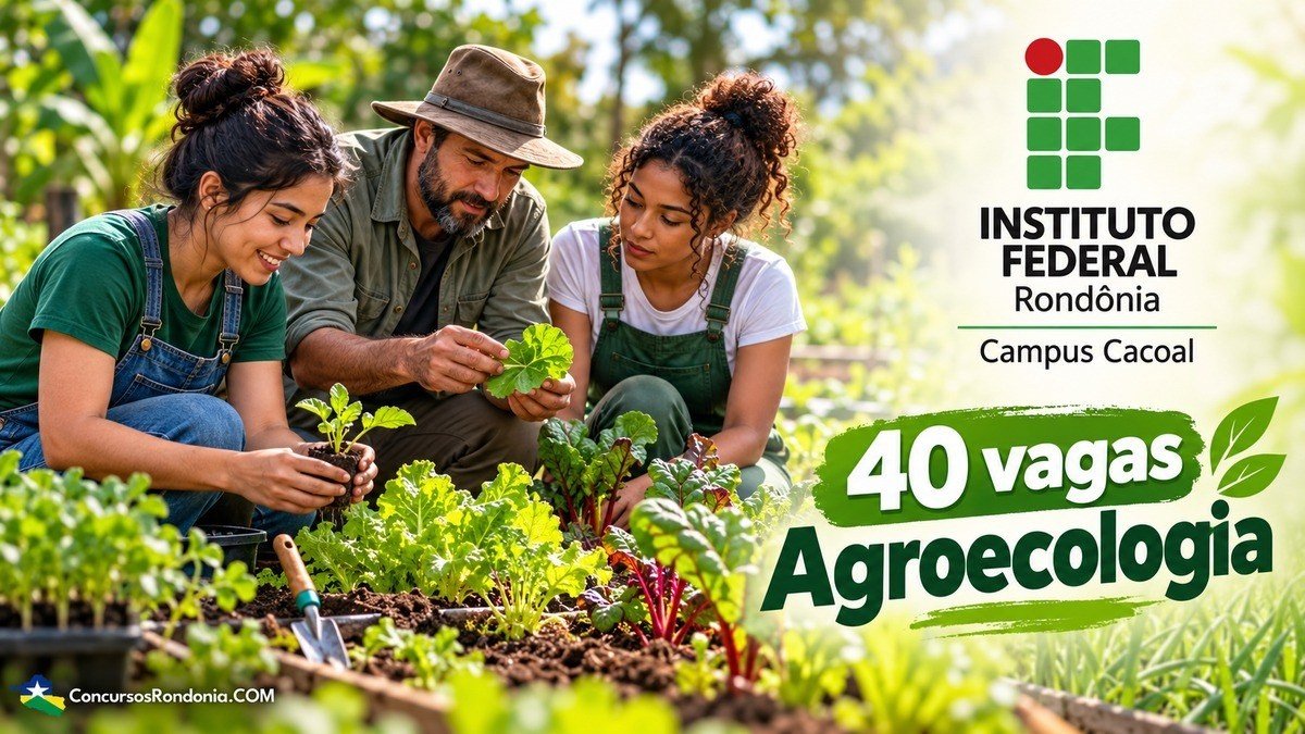 IFRO oferece 40 vagas em curso técnico gratuito de Agroecologia em Cacoal