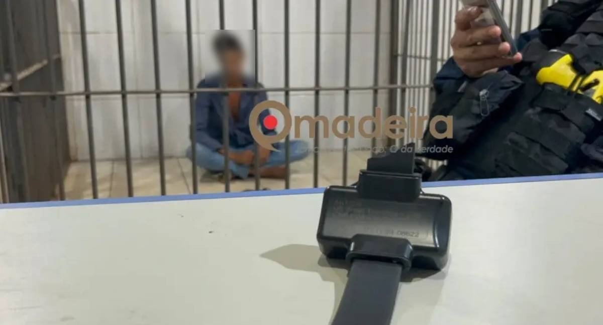 Homem corta tornozeleira e volta a perseguir companheira após ser solto em Porto Velho