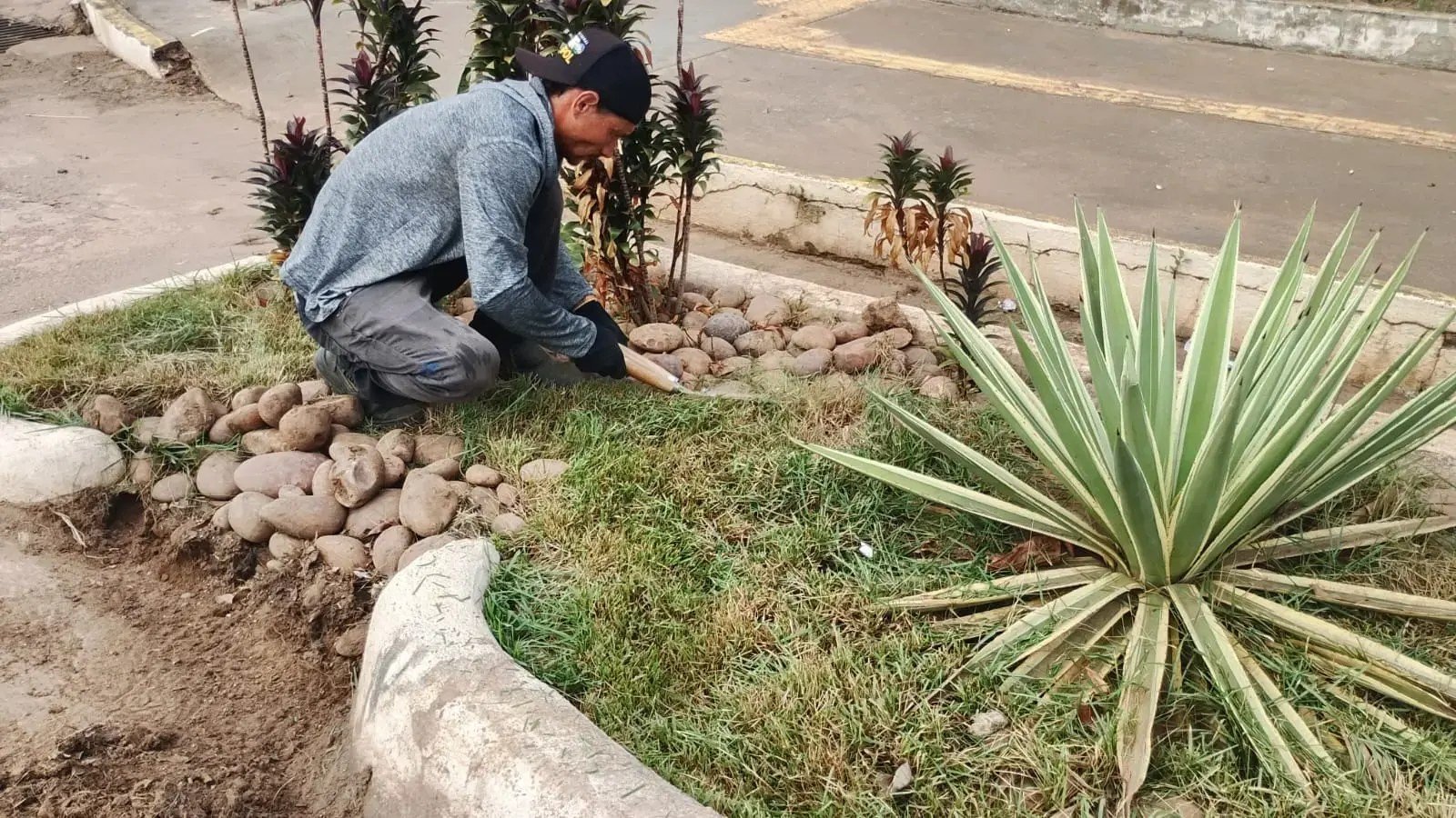Prefeitura inicia manutenção periódica dos jardins de chuva de Porto Velho