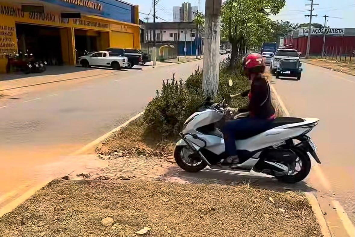 Pedro Geovar cobra adequação de canteiro após motociclistas receberem multas em Porto Velho