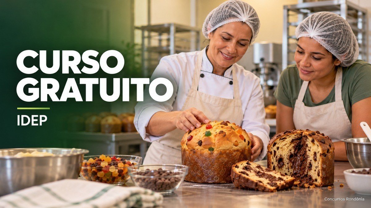 Idep abre 75 vagas em curso gratuito de panetone e chocotone em Ji-Paraná